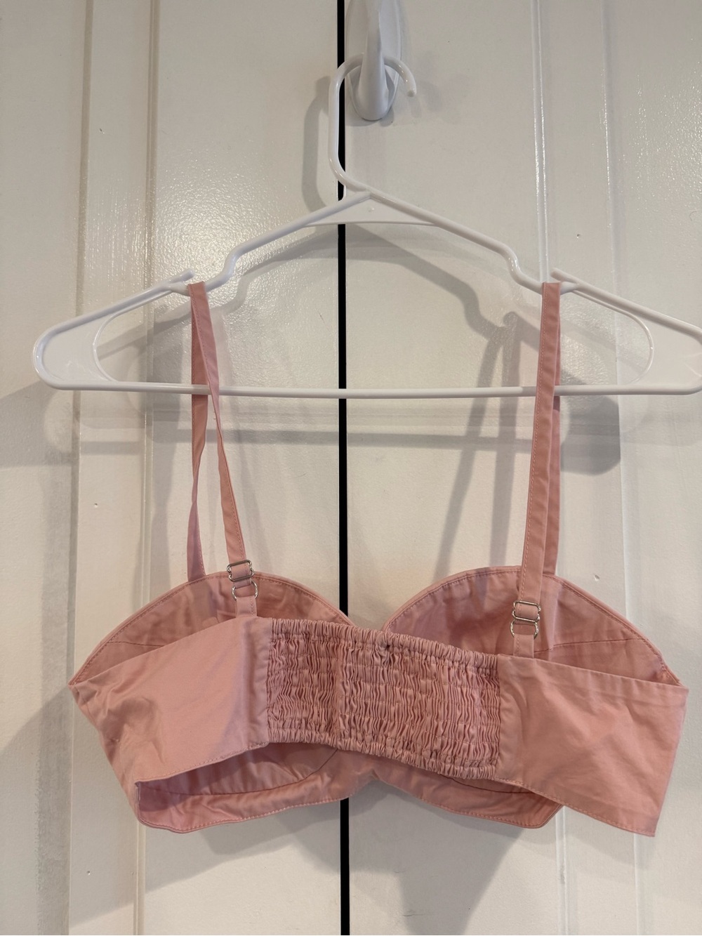 Pink Padded Crop Top - Picture 3 of 3